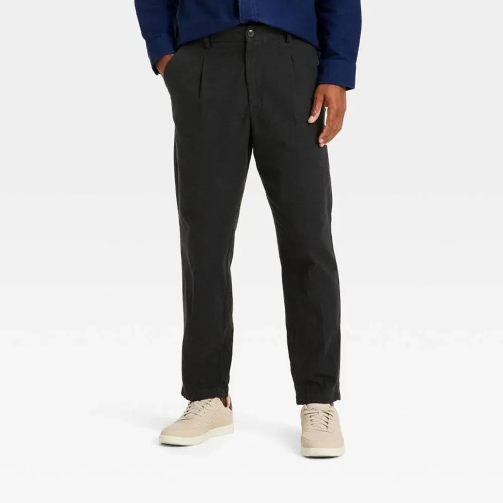 Men's Straight Leg Grindle Pants - Goodfellow & Co Charcoal Gray XL
